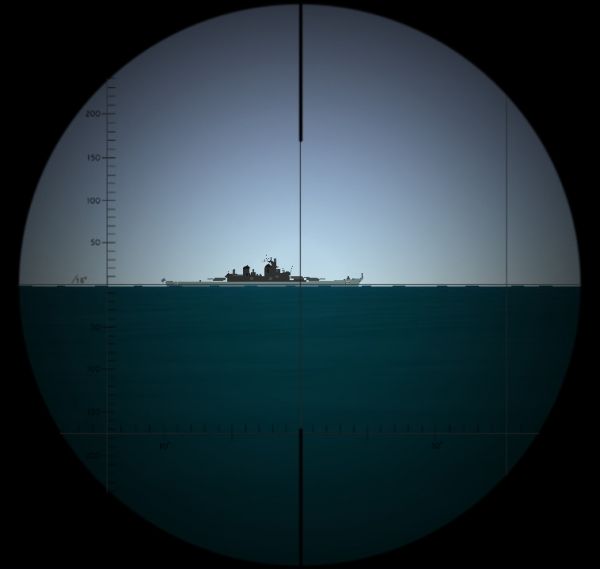 The visualization of the view through the type ASR C/13 attack periscope